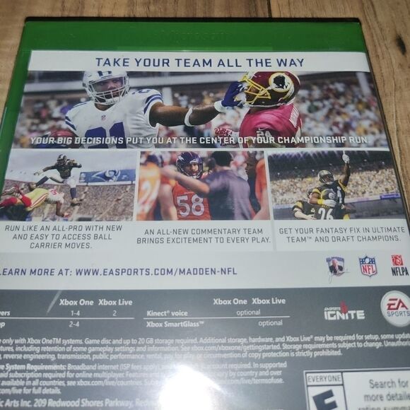 Madden NFL 17 (Microsoft Xbox One, XB1) Brand New - Picture 5 of 7